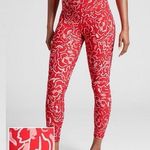 Athleta Elation Printed 7/8 Tight Abstract Floral Matado Photo 0