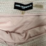 Karl Lagerfeld  Women’s Pink Blush Tweed Skirt Size 12 Photo 2