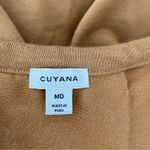 Cuyana  French Terry Boatneck Sweatshirt Camel Brown Size Medium Photo 8