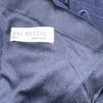 Mac Duggal NWOT  Navy Blue Ruffle One Shoulder jersey Drape Gown sz 0 Photo 5