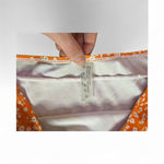 Small Orange Floral Print Two Photo 2