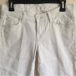 7 For All Mankind White Mid Rise Wide Leg Bootcut Jeans Photo 3