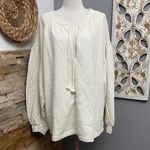 Aerie Women's cream  sweater with tassels size L Photo 1
