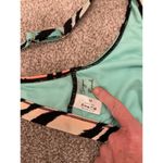 Sugar Beach Zebra Cut Out Pastel Bralette Bikini Top, M Size M Photo 7