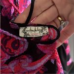 Free People EUC Symphony Bell Sleeve Dress / Tunic Top Black Floral Generous XS Photo 8