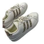 Adidas Grand Court Courtside Leopard Logo Sneakers Women's Size 7.5 Animal Print Photo 0