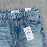 MNG Jeans NWT MNG mango blue faded low waisted straight fit denim jeans - size US 4 Photo 2