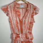 MISA Los Angeles Tie Dye Coral Lilian Orange Dress Womens XS Photo 8