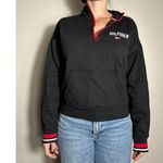 Tommy Hilfiger  Sport Black Quarterzip Sweatshirt Size Large Photo 1