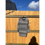 Max Studio   Cotton Blend  Hooded Sweater Long‎ Sleeves Size L Grey Blue Fall Photo 1