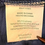 Fig & Flower Women’s Navy Floral Embroidered Long Sleeve Bohemian Blouse 2X Blue Photo 4