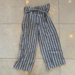 Drew  $192 Striped Linen Pants with Belt Sz Small Photo 4