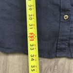 J. Crew Blue Linen Shirt Dress Women's Size Small Baird McNutt Irish Linen Photo 7