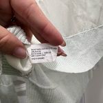 Club Monaco  Mint Sheer Back Linen Cardigan Size Small Photo 11