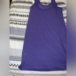 Lululemon NWT purple  classic fit cotton‎ blend scoop dress size 4 Photo 2