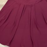 The Limited Wine Red Sleeveless Long Sheer Tank Top Keyhole with Button Back S Photo 4