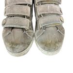 Jimmy Choo Ny Velvet Sneakers In Moonstone Grey Size 6.5 Photo 5