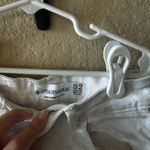 Stradivarius  Denim Shorts White High-Waisted Photo 2