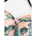 ✨HP✨Cut Out Side Lace Up Back Bikini Set✨ Pink Size L Photo 3