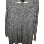 Miss Chevious XS Gray Tunic Top V Neck Long Sleeve Casual Comfortable Photo 0