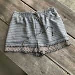 Skies Are Blue Skies‎ Are Blue Womens Shorts Size XS Print Tribal Crosses Extra Small NEW Photo 4