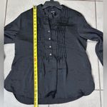 DKNY  Women Black Tunic Long Sleeve Top Blouse Size Small. Photo 5