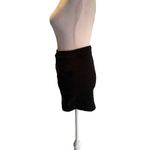 Forever 21 Black Mini Skirt with Sequins Stretchy Zip Up Back Size Small Photo 2