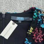 NWT Eva Franco Glenna Sequined Midi Dress festive cocktail black multicolor Size 12 Photo 9
