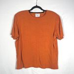 Westbound Petites Orange Short Sleeve Crew Neck T-Shirt Womens Photo 0