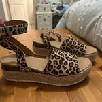 Soda Cheetah Platform Sandals Photo 0