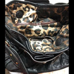 Gianni Bini Genuine Leather black shoulder purse Photo 6