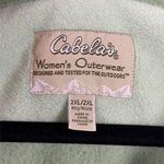Cabela's  Outerwear Women's Green Fleece Full Zip Vest Size 2X Photo 2