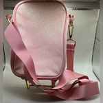 Disney A Rare HTF Sparkling  Minnie Mouse Glitter Pink Lightweight Crossbody Bag Photo 1