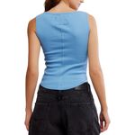 Free People  Hummingbird Stretch Cotton Top | Women’s Fitted Casual Tee Photo 4