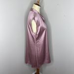 Eileen Fisher  Blush Pink Sleevless V-neck Silk‎ Blouse Small S Photo 3