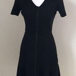 AQUA  Black Faux Suede Dress sz S Photo 0