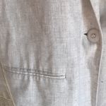 Sag Harbor  Blazer Suit Jacket Size 16 Beige Linen Photo 2