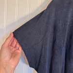 J. Jill Navy 100% Linen Drop Shoulder V Photo 1