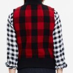 Madewell EUC  Buffalo Plaid Sherpa Lined Zip Front Vest Size XS Photo 9