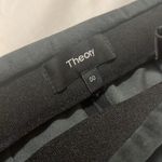 Theory 🆕  | Adbelle L Suede Leggings Pants Charcoal Gray Stretch 00 XS Photo 2