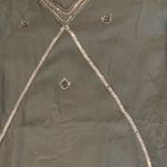 World Market Embellished Boho Sun Dress Beaded Midi Slip Tank Dress Small/Medium Gray Photo 6