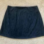 Olivaceous ⭐️  black faux suede skirt in size large Photo 2