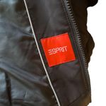 Esprit waterproof brown hooded quilted zip up jacket , M Photo 6