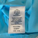 Talbots RSVP by  Pineapple Print Pleated Full Skirt Blue Sz 10 Photo 7