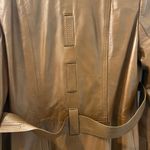 Vintage 70s Suburban Heritage Leather Belted Coat Jacket Photo 2