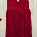EXPRESS  Scarlet Red Tulle Dress Photo 0