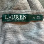 Ralph Lauren Lauren Womens Shirt Size XL Elevated Basic Cotton Fluffy Thick Gray Photo 3
