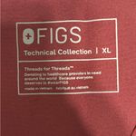 FIGS NWOT  Burgundy Technical Collection Scrub Top Size XL Photo 1