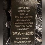 Shosho  NWT SUMMER SKATER DRESS Black & White Paisley Design Cut Out Back SZ XL Photo 10