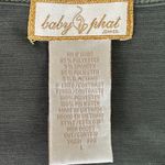 Baby Phat  Vintage Green Medallion Top Size L Photo 4